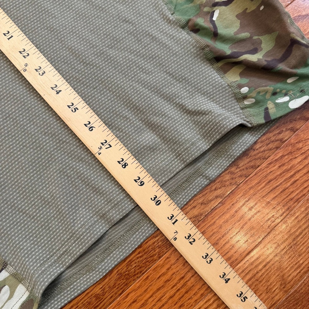 Massif Army Combat Shirt Large Flame Resistant Multicam Full Throttle NYC Logo - Picture 10 of 14